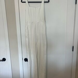 Alice + Olivia Chic Cream Jumpsuit
